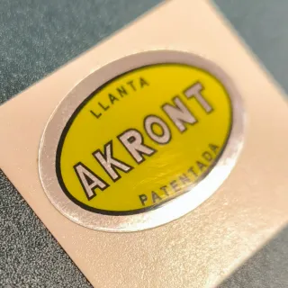 PEGATINAS "AKRONT LLANTA PATENTADA"