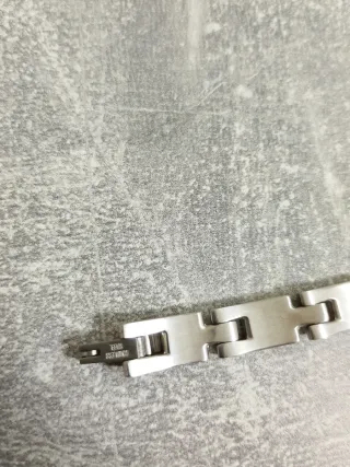 Braccialetto uomo argento