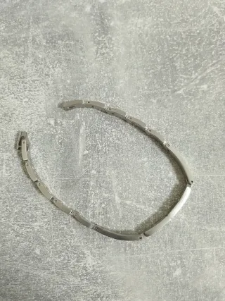 Braccialetto uomo argento