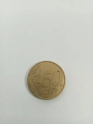 Moneda 50 céntimos Luxemburgo 2008