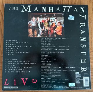 The Manhattan Transfer - LIVE (1987)