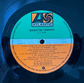 The Manhattan Transfer - LIVE (1987)