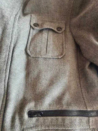 Abrigo hombre 3/4 gris