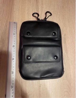 Borsa a tracolla Zara nero da uomo