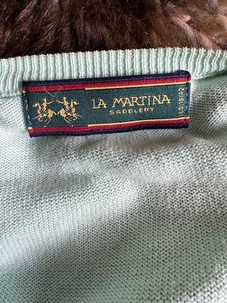 Jersey La Martina Verde agua