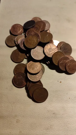 60 Monete Inglesi da Un Penny