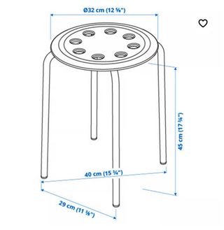 8 Sgabelli Ikea Marius Bianchi