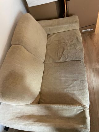 Sofá Natuzzi de tela beige