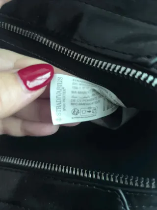 Bolso Stradivarius Negro Charol