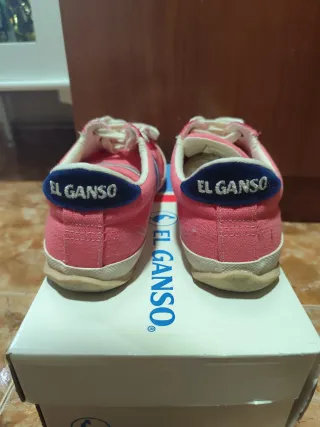 Zapatillas El Ganso Match Canvas Roja Talla 41