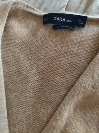 Maxi cardigan 100% Cachemire Beige/cammello