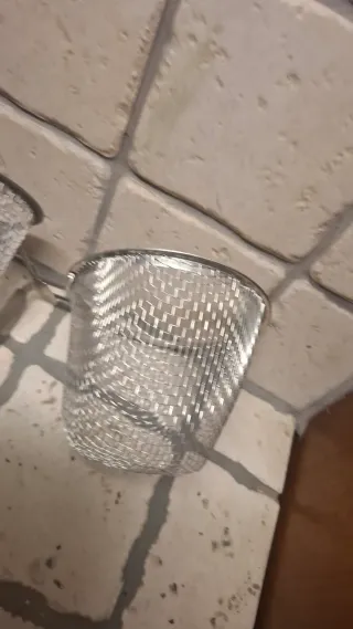 Coppia colini pasta acciaio inox