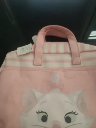 Bolso de Marie (Gato) Rosa y Blanco