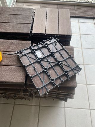 Baldosas composite madera exterior