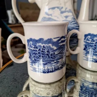 Juego de té porcelana inglés 6 servicios