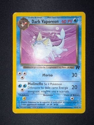 Dark Vaporeon Team Rocket 45/82 Carta Pokémon