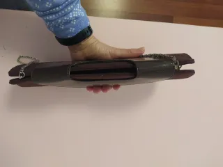 Bolso de fiesta/evento color chocolate