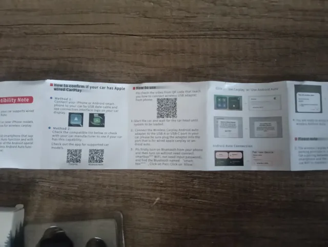 Adaptador Inalámbrico CarPlay Android Auto