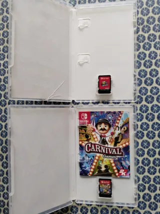 Carnival Games y Super Mario Odyssey Switch