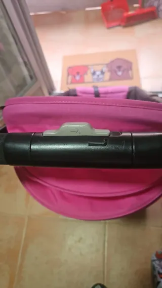 Carrito de paseo rosa