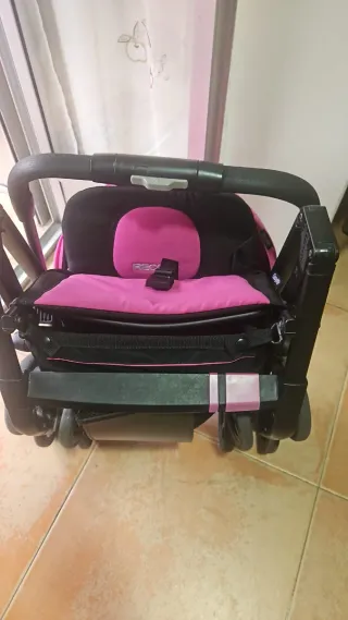 Carrito de paseo rosa