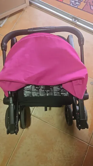 Carrito de paseo rosa