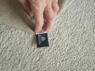 Jersey Dustin Hombre Talla 7 Beige. Pura lana.