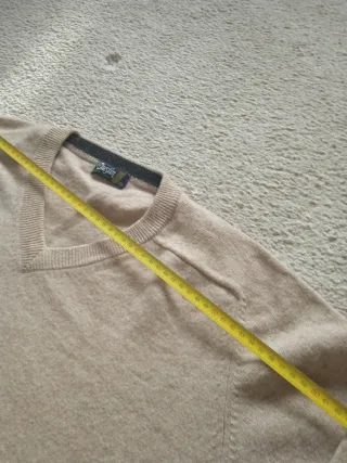 Jersey Dustin Hombre Talla 7 Beige. Pura lana.