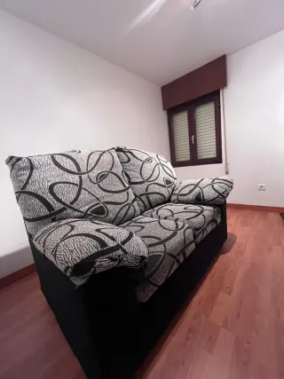 Sofá de 2 plazas tela estampado