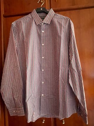 Camisa cuadros hombre Talla XL