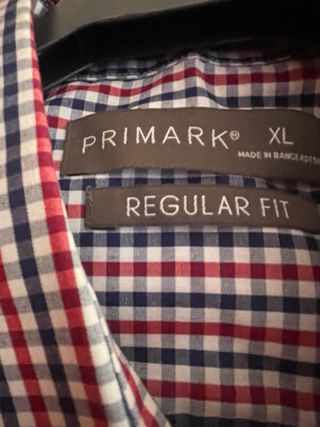 Camisa cuadros hombre Talla XL