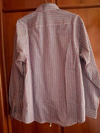 Camisa cuadros hombre Talla XL