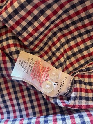 Camisa cuadros hombre Talla XL