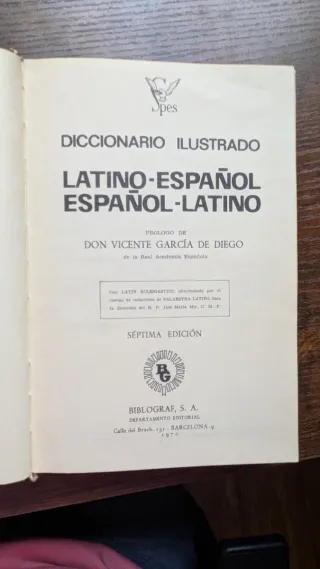 Diccionario latin español