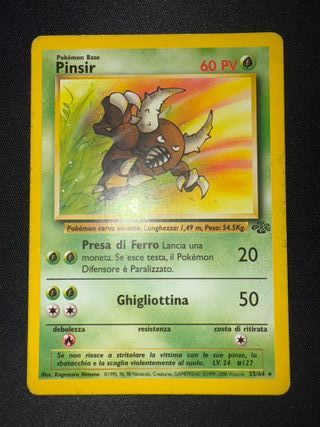 Pinsir Jungle 25/64 Carta Pokémon