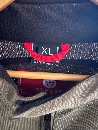 Chaqueta de moto Armure verde