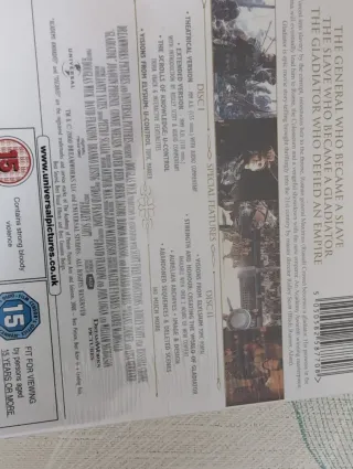 Blu-ray Gladiator Edición Especial 2 Discos