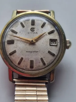 Reloj Cyma Navystar Automático Vintage