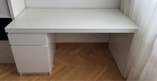 Escritorio Malm Blanco Ikea