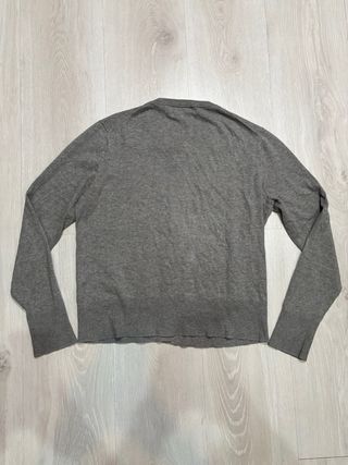 Cárdigan Polo Ralph Lauren gris jersey de punto
