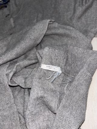 Cárdigan Polo Ralph Lauren gris jersey de punto