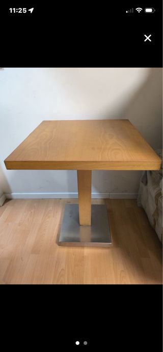 Mesas Hostelería Madera y Metal (15 uds)