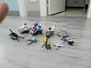 Lote 7 Aviones y Helicópteros Juguete