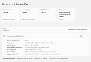 Microsoft Surface Pro 7 i5 + Teclado y Lápiz