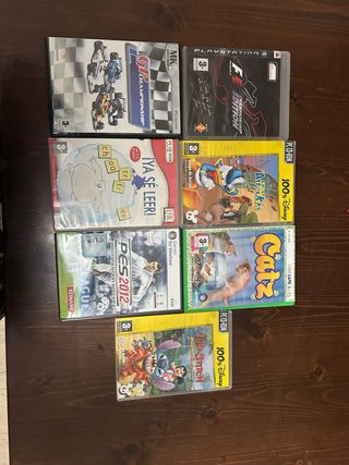 Lote 7 Juegos PC CD-ROM