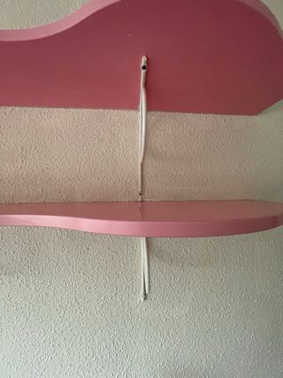 Estantería IKEA rosa ondulada