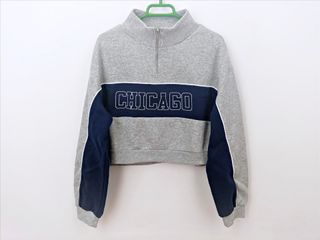 SUDADERA H&M CROPPED