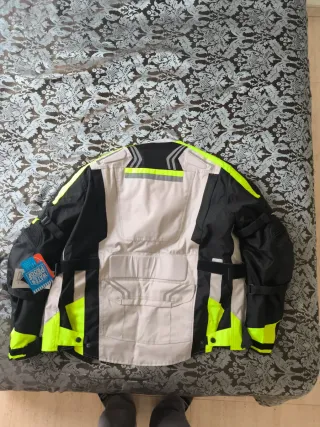 Chaqueta Moto Impermeable Hombre Talla L