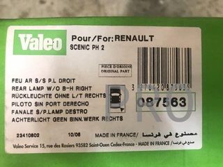 Piloto renault scenic 1 segunda fase derecho nuevo