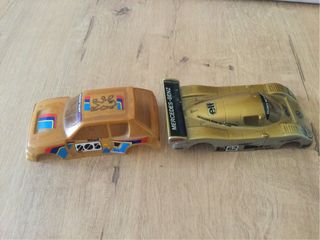 Scalextric Exin Peugeot Talbot y Mercedes desguace